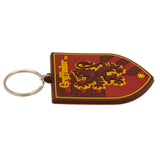 Gryffindor PVC Keyring with Chain: 2 - Keyrings By Harry Potter