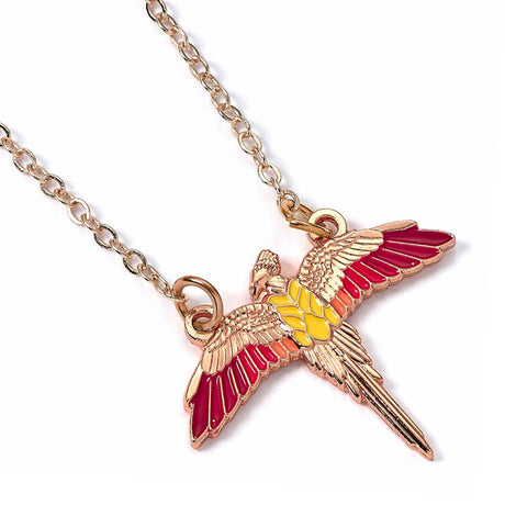 Fawkes Phoenix Rose Gold Necklace: 1 - Jewellery By Harry Potter