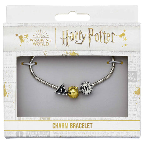 Harry Potter Silver Plated Bead Charm Bracelet: 2 - Bracelets By Harry Potter