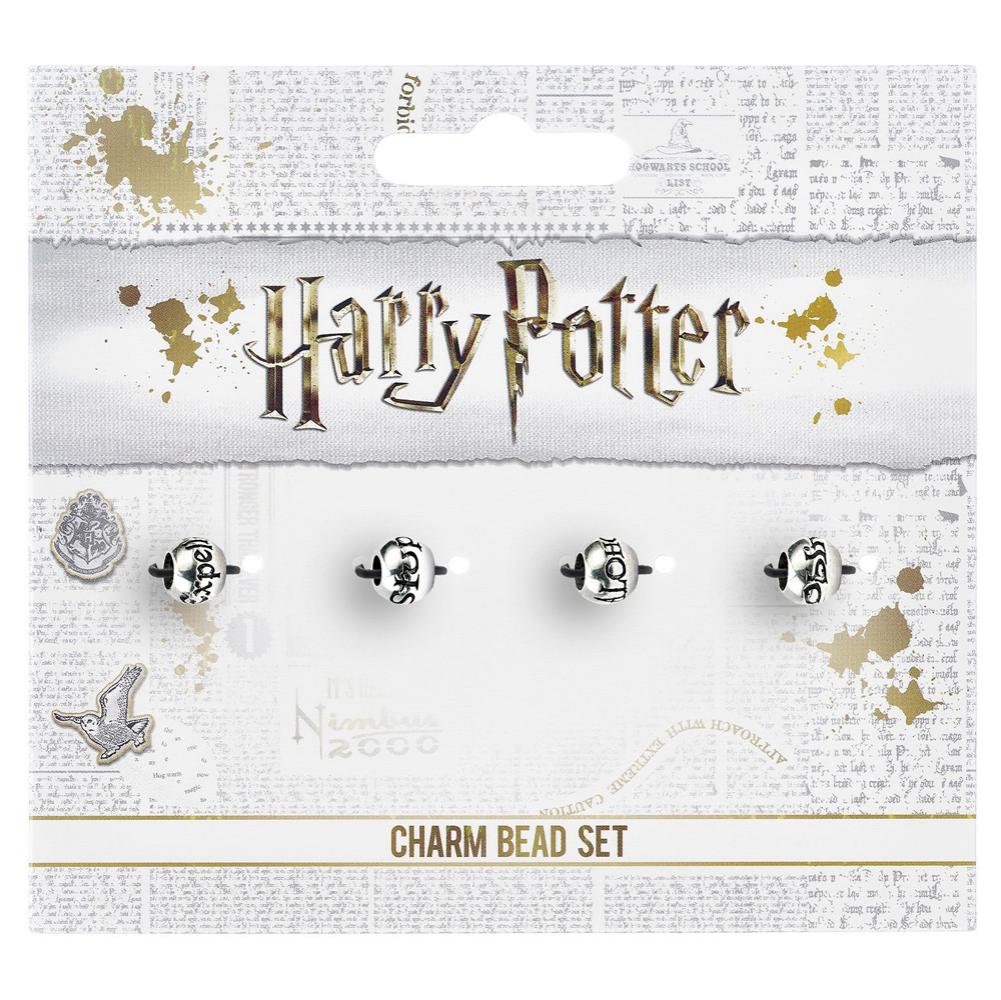 Harry Potter Silver Plated Charm Bead Set: 6 - Jewellery By Harry Potter