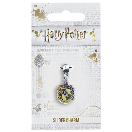 Hufflepuff Silver Plated Charm: 2 - Jewellery By Harry Potter