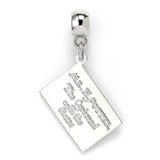 Hogwarts Acceptance Letter Silver Plated Charm: 1 - Jewellery By Harry Potter