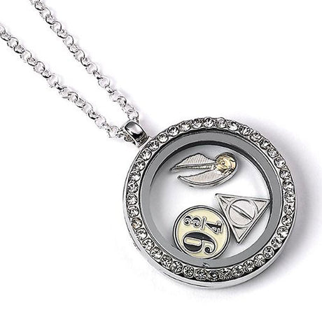 Harry Potter Silver Plated Charm Locket Necklace: 1 - Jewellery By Harry Potter