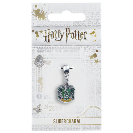 Slytherin Silver Plated Charm: 2 - Jewellery By Harry Potter