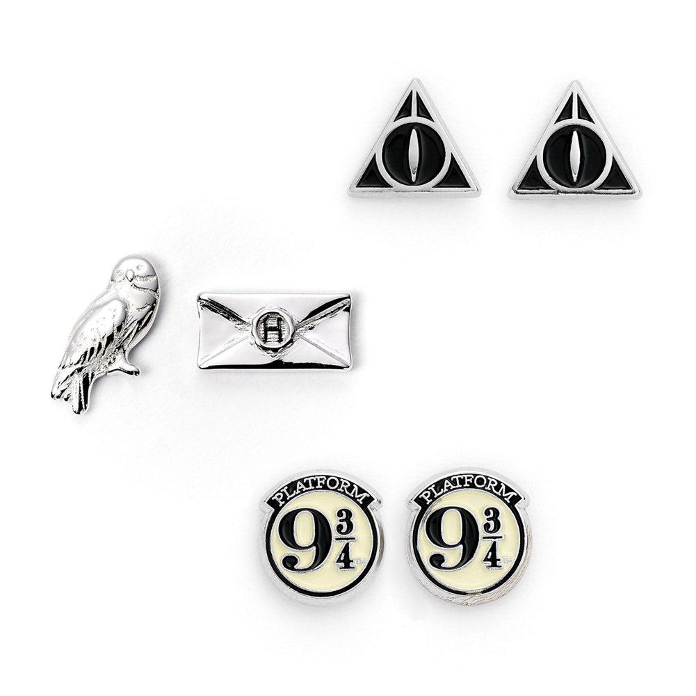 Harry Potter Silver Plated Earring Set: 1 - Jewellery By Harry Potter