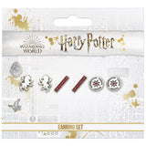 Gryffindor Silver Plated Earring Set: 5 - Jewellery By Harry Potter