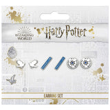 Ravenclaw Silver Plated Earring Set: 5 - Jewellery By Harry Potter