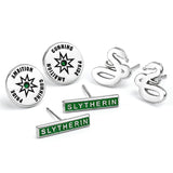 Slytherin Silver Plated Earring Set: 1 - Jewellery By Harry Potter