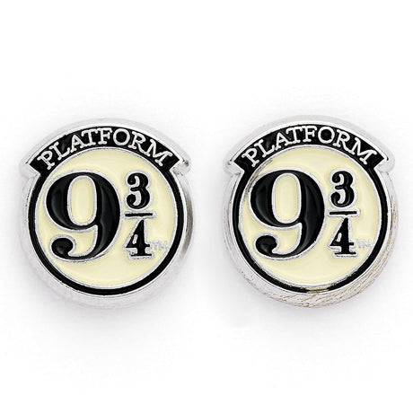 Platform 9 & 3 Quarters Silver Plated Earrings: 1 - Jewellery By Harry Potter