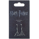 Deathly Hallows Silver Plated Earrings: 2 - Jewellery By Harry Potter