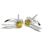 Harry Potter Golden Snitch Silver Plated Earrings: 1 - Jewellery By Harry Potter