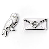 Hedwig Owl & Letter Silver Plated Earrings: 1 - Jewellery By Harry Potter