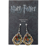 Hogwarts Crest Silver Plated Earrings: 2 - Jewellery By Harry Potter