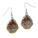 Hogwarts Crest Silver Plated Earrings: 1 - Jewellery By Harry Potter