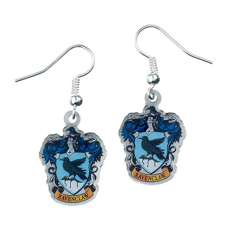 Ravenclaw Silver Plated Crest Earrings: 1 - Jewellery By Harry Potter