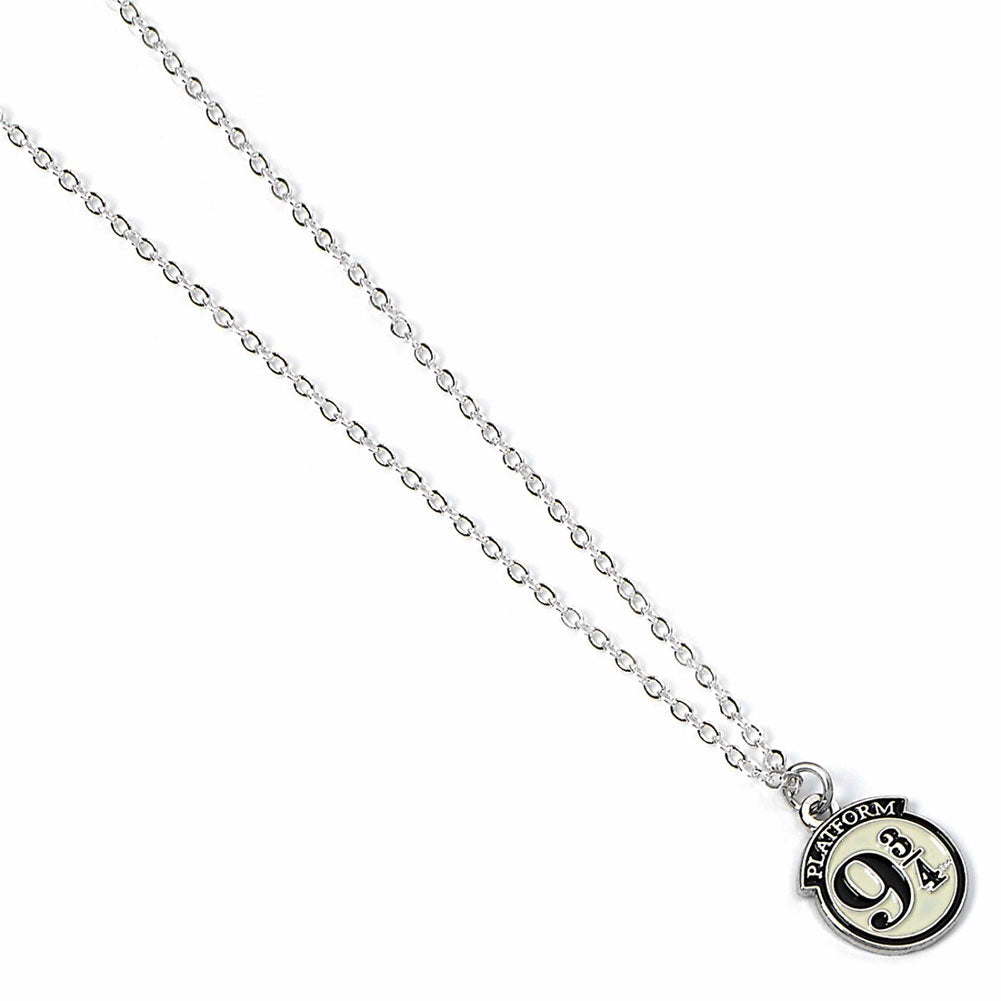 Platform 9 & 3 Quarters Silver Plated Necklace: 2 - Jewellery By Harry Potter