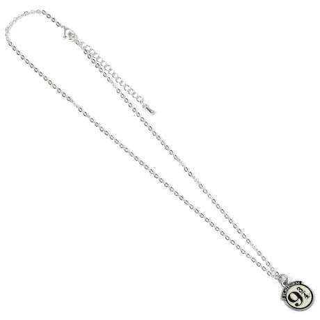 Platform 9 & 3 Quarters Silver Plated Necklace: 3 - Jewellery By Harry Potter