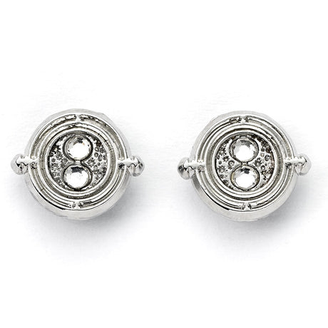 Harry Potter Silver Plated Time Turner Stud Earrings: 1 - Jewellery By Harry Potter