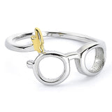 Harry Potter Stainless Steel Glasses Ring: 1 - Jewellery By Harry Potter