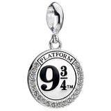 Platform 9 & 3 Quarters Sterling Silver Charm: 2 - Jewellery By Harry Potter