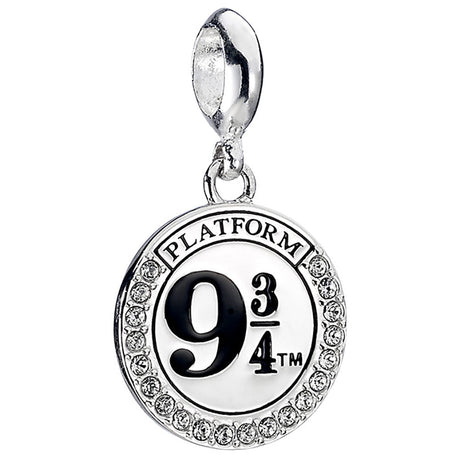 Platform 9 & 3 Quarters Sterling Silver Charm: 2 - Jewellery By Harry Potter