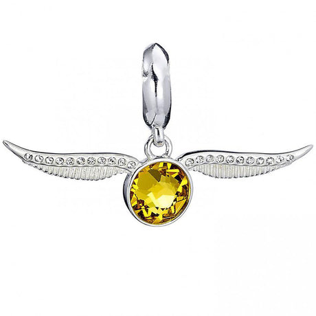 Golden Snitch Sterling Silver Crystal Charm: 1 - Jewellery By Harry Potter