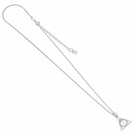 Deathly Hallows Sterling Silver Crystal Necklace: 3 - Jewellery By Harry Potter