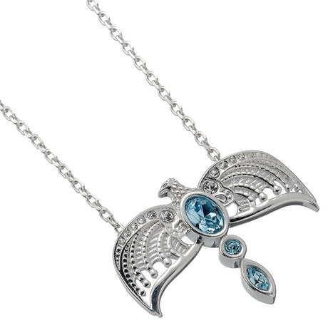 Rowena Ravenclaw Sterling Silver Crystal Necklace: 1 - Jewellery By Harry Potter