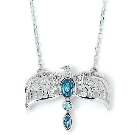 Rowena Ravenclaw Sterling Silver Crystal Necklace: 2 - Jewellery By Harry Potter