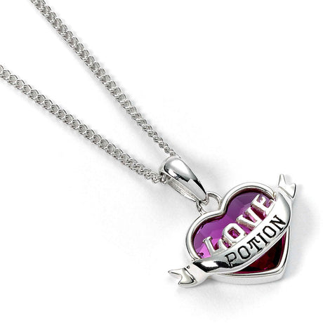 Love Potion Sterling Silver Crystal Necklace: 1 - Jewellery By Harry Potter