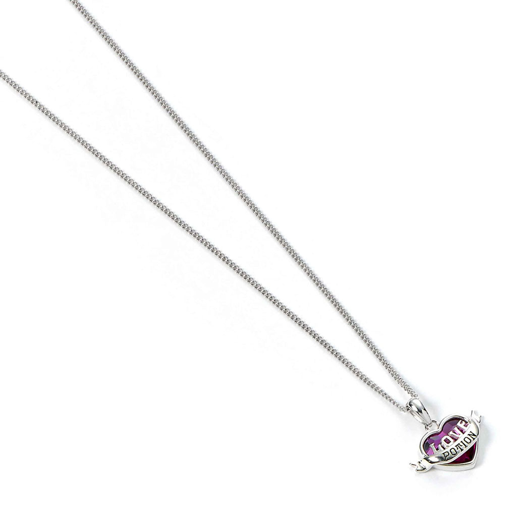 Love Potion Sterling Silver Crystal Necklace: 2 - Jewellery By Harry Potter