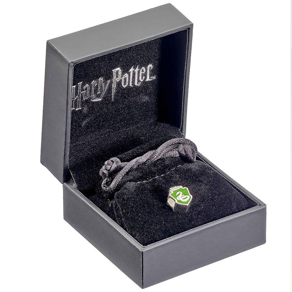 Slytherin Sterling Silver Spacer Bead: 2 - Jewellery By Harry Potter