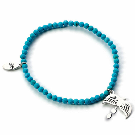 Harry Potter Turquoise Stone Bracelet with Charm: 1 - Bracelets By Harry Potter