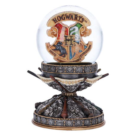 Harry Potter Wand Snow Globe with Hogwarts Crest: 4 - Snow Globes By Harry Potter