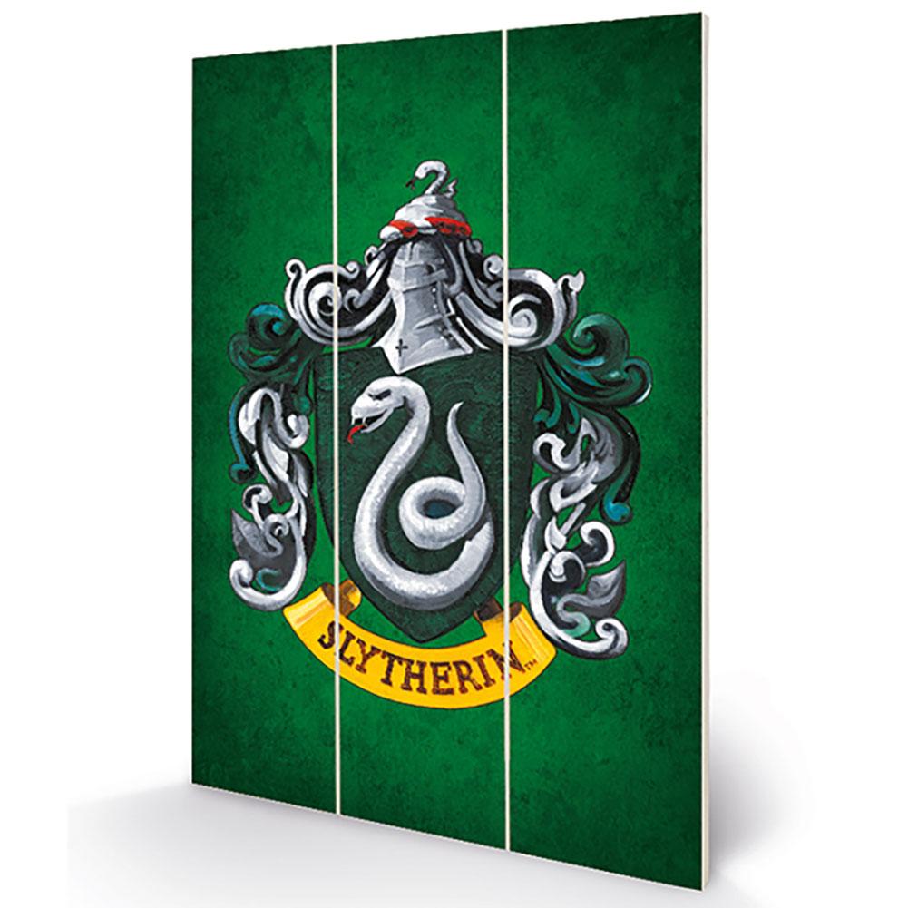 Slytherin Wood Print Artwork: 1 - Wall Art By Harry Potter