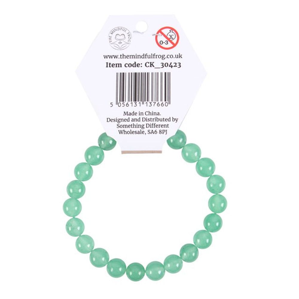 Heart Chakra Green Aventurine Gemstone Bracelet: 3 - Bracelets By Gift Moments