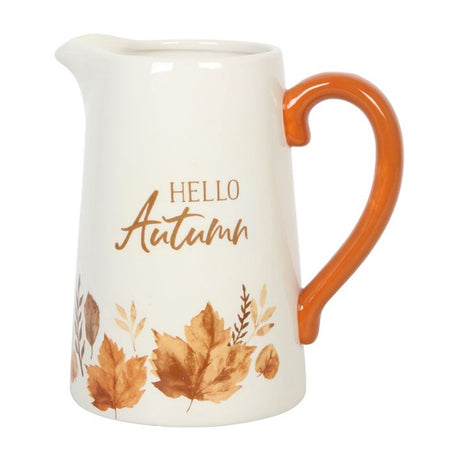 Autumn Leaf Ceramic Flower Jug: 4 - Pots & Planters By Gift Moments