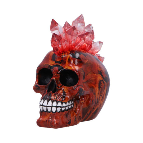 Infernal Crystal Skull with Light Up Mohawk: 5 - Figurines Medium (15-29cm) By NN Designs