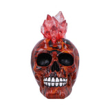 Infernal Crystal Skull with Light Up Mohawk: 3 - Figurines Medium (15-29cm) By NN Designs