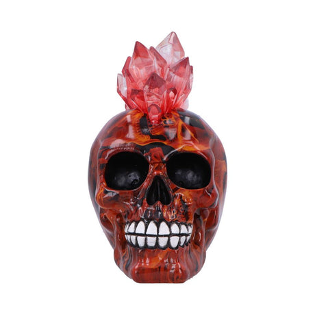 Infernal Crystal Skull with Light Up Mohawk: 3 - Figurines Medium (15-29cm) By NN Designs