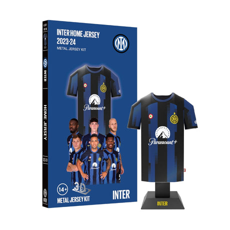 Inter Milan 23/24 Mini Metal Home Shirt: 5 - Display Kit By Inter Milan