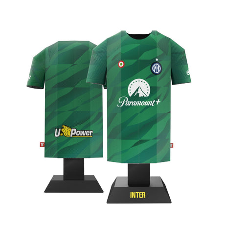 Inter Milan FC 23/24 Goalkeeper Mini Replica Shirt: 1 - Display Kit By Inter Milan