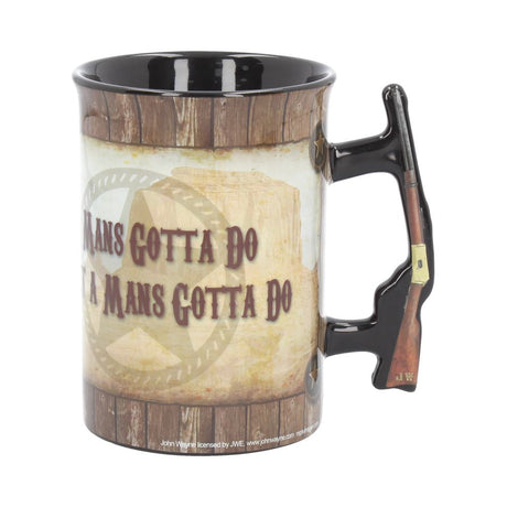 John Wayne Quote Shotgun Handle Mug: 2 - Mugs By John Wayne