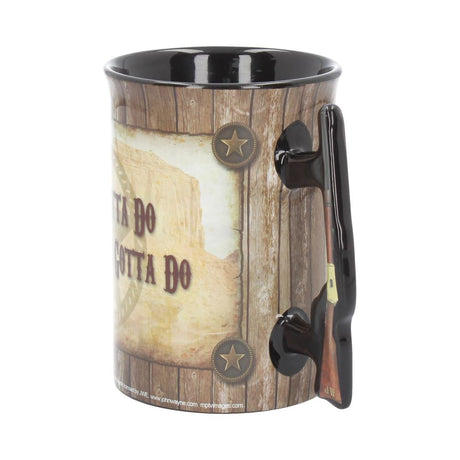 John Wayne Quote Shotgun Handle Mug: 3 - Mugs By John Wayne