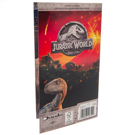 Jurassic World Action-Packed Birthday Card: 4 - Greeting Cards By Jurassic World