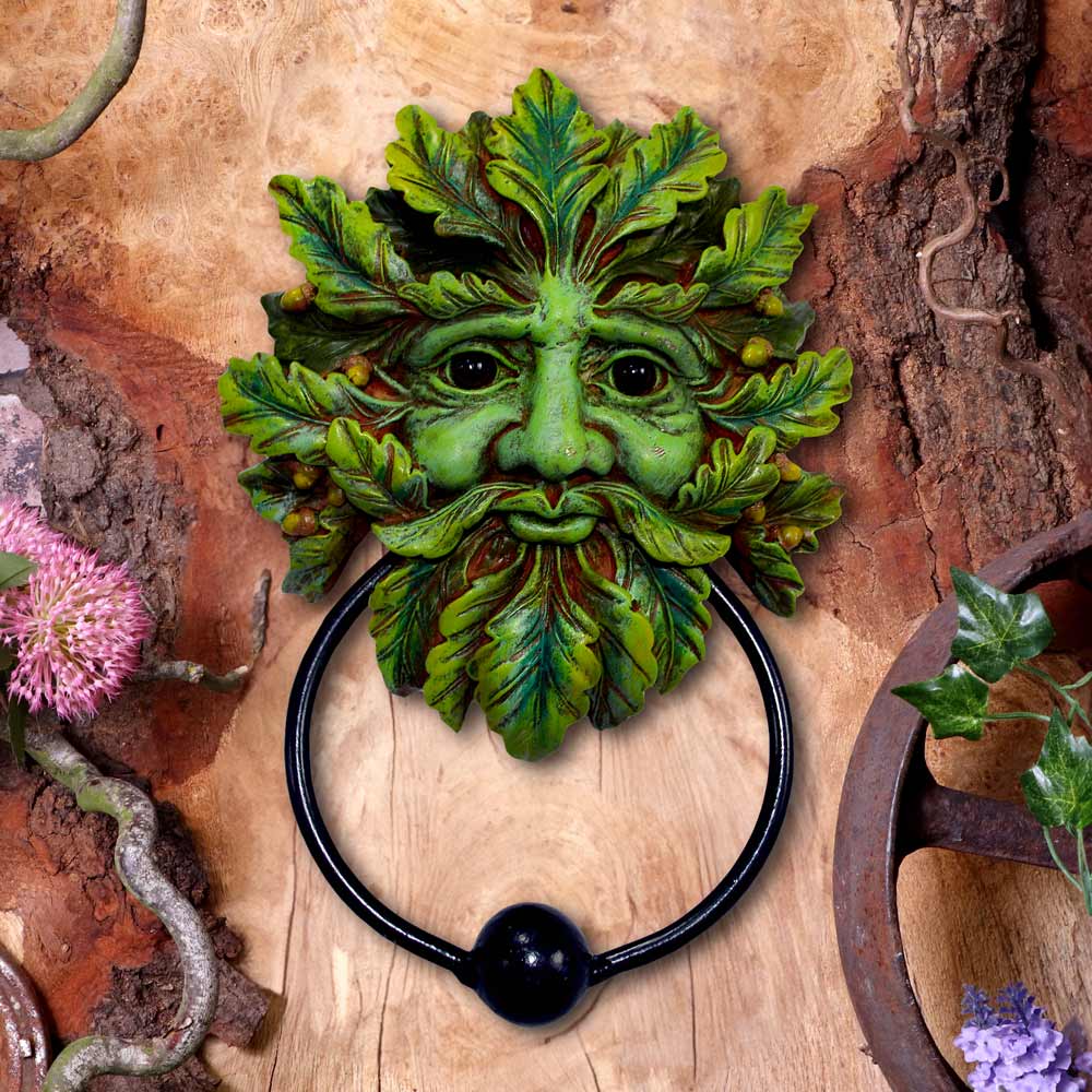 Tree Spirit Green Man Door Knocker - Door Knockers at Gift Moments