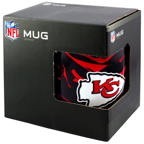 Kansas City Chiefs Camo Ceramic Mug: 4 - Mugs By American Sports