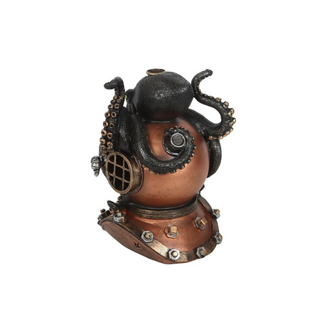 Kraken on Diver’s Helmet Backflow Incense Burner: 5 - Incense Holders By Gift Moments