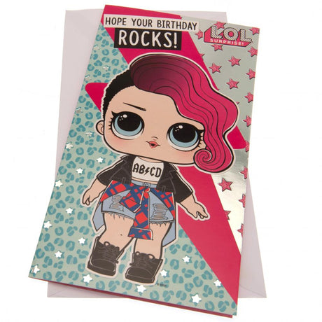 L.O.L. Surprise Rocker Birthday Card: 1 - Greeting Cards By L.O.L. Surprise