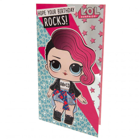 L.O.L. Surprise Rocker Birthday Card: 2 - Greeting Cards By L.O.L. Surprise